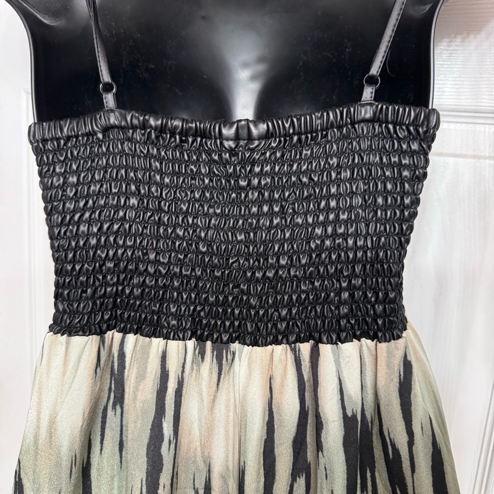 Body Central Black and Green Maxi Dress NWT - Picture 2 of 4